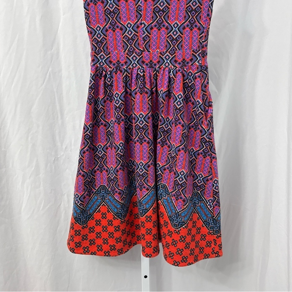 Maeve Pink and Orange Patterned Dress - Picture 8 of 12